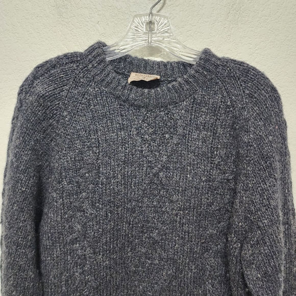 Vintage Glen Carron Gray 100% Virgin Wool Sweater S - Picture 5 of 12